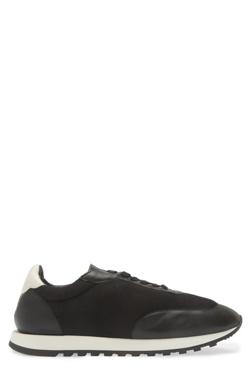 The Row Woman Sneakers Black Size 6 Textile Fibers In Black/white/black