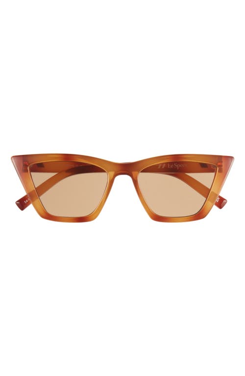 Le Specs Velodrome Cat Eye Sunglasses in Vintage Tort at Nordstrom