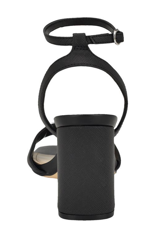 Guess Gelyae Ankle Strap Sandal In Black