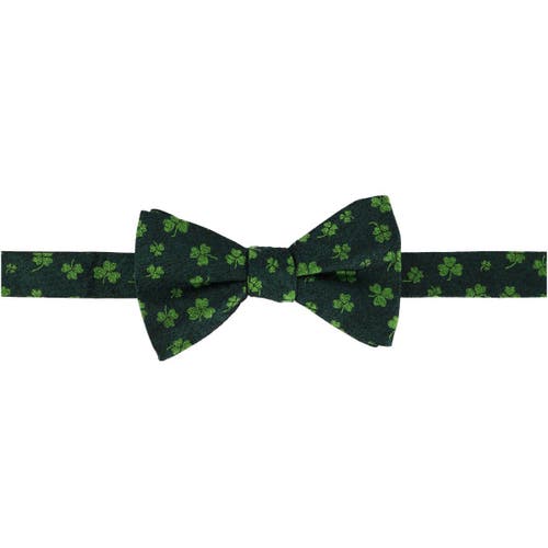 Shop Trafalgar Green Shamrock Novelty Silk Bow Tie