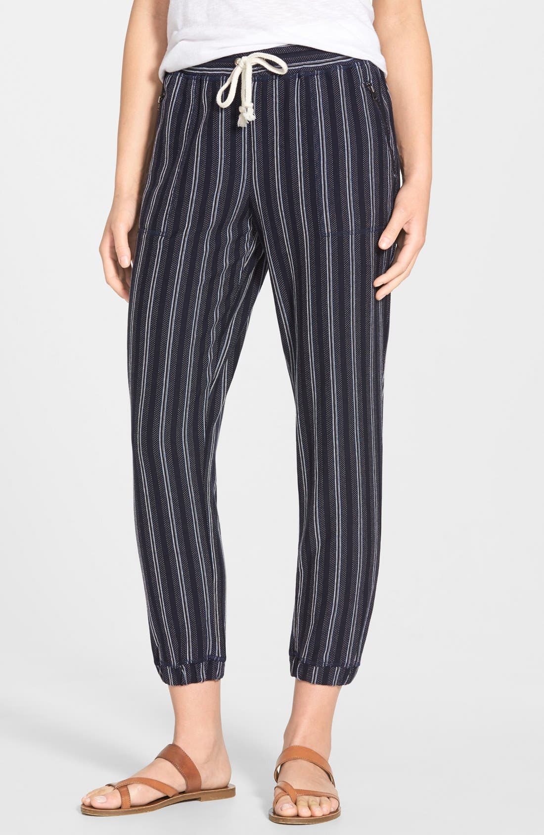 Lucky Brand Stripe Cotton Jogger Pants Nordstrom