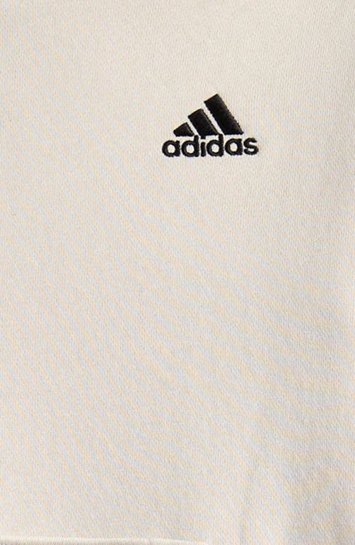 Shop Adidas Originals Adidas Kids' Minimal Logo Fleece Hoodie & Joggers Set In Cream