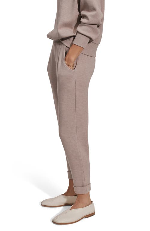 Varley Rolled Cuff Pants In Taupe Marl