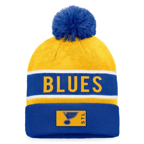 47, Accessories, St Louis Blues Nhl 47 Brand Kids Youth Pom Knit Beanie Hat  Cap Hockey