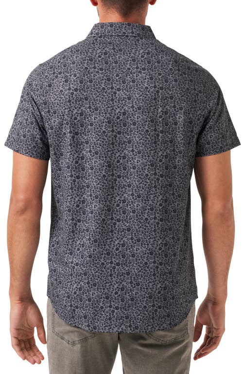 Shop Travismathew Cut Above Short Sleeve Button-up Shirt In Black