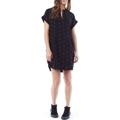 Loyal Hana Cybelle Print Maternity/nursing Dress, Black