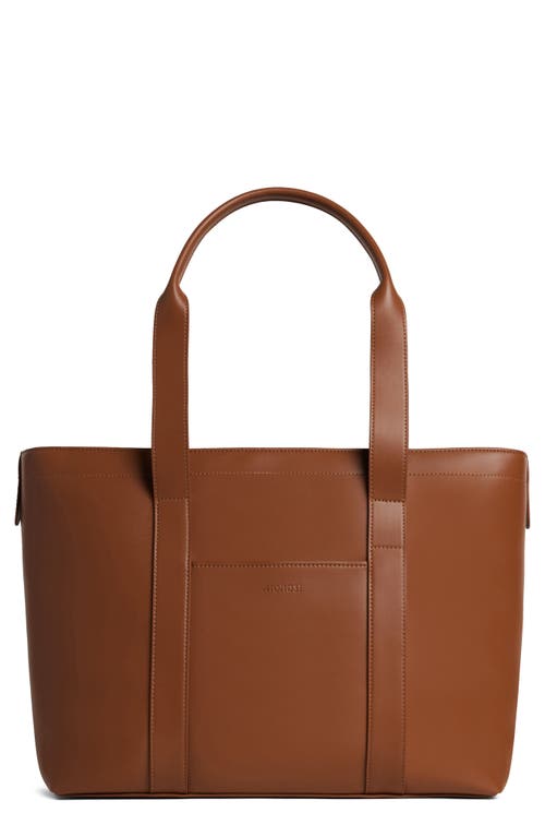 Monos Metro Tote In Mahogany