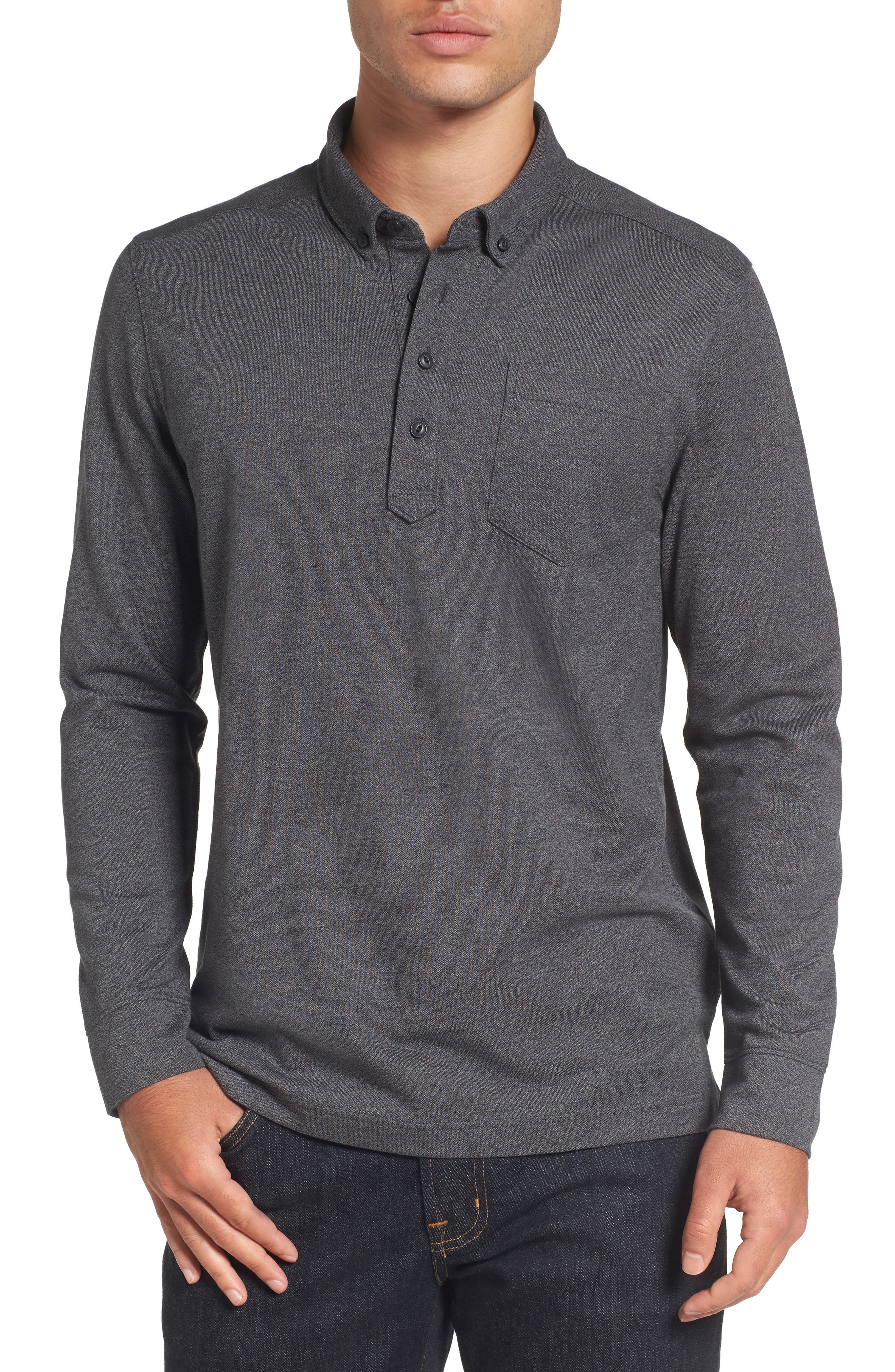 Nordstrom Men's Shop Regular Fit Long Sleeve Polo Nordstrom