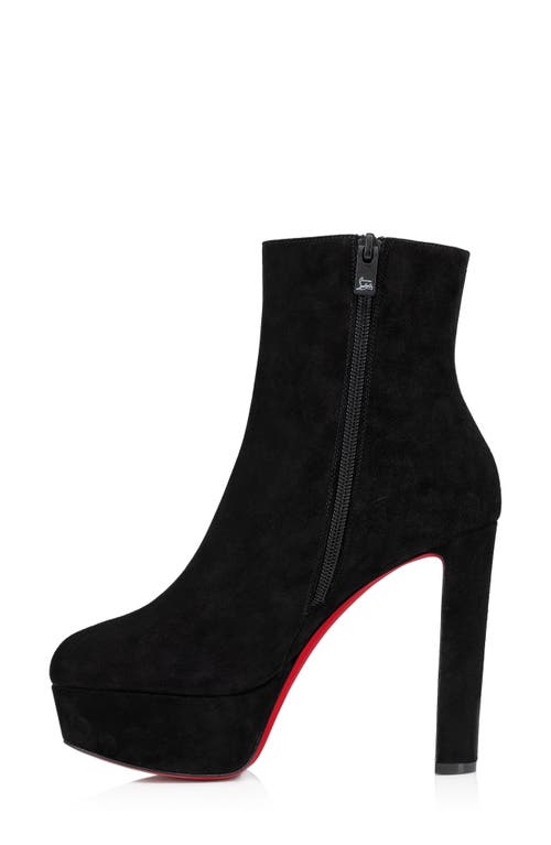 Christian Louboutin Loo Platform Bootie In Black