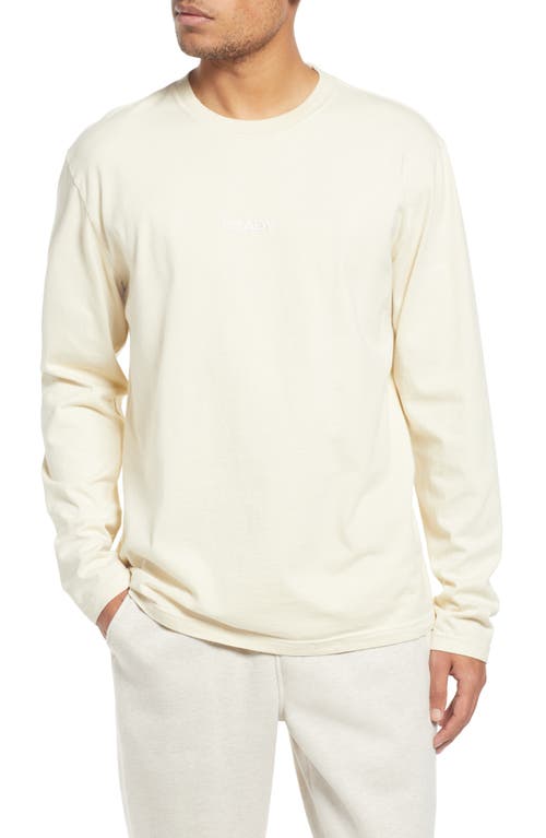BRADY Long Sleeve Pima Cotton T-Shirt in Tusk