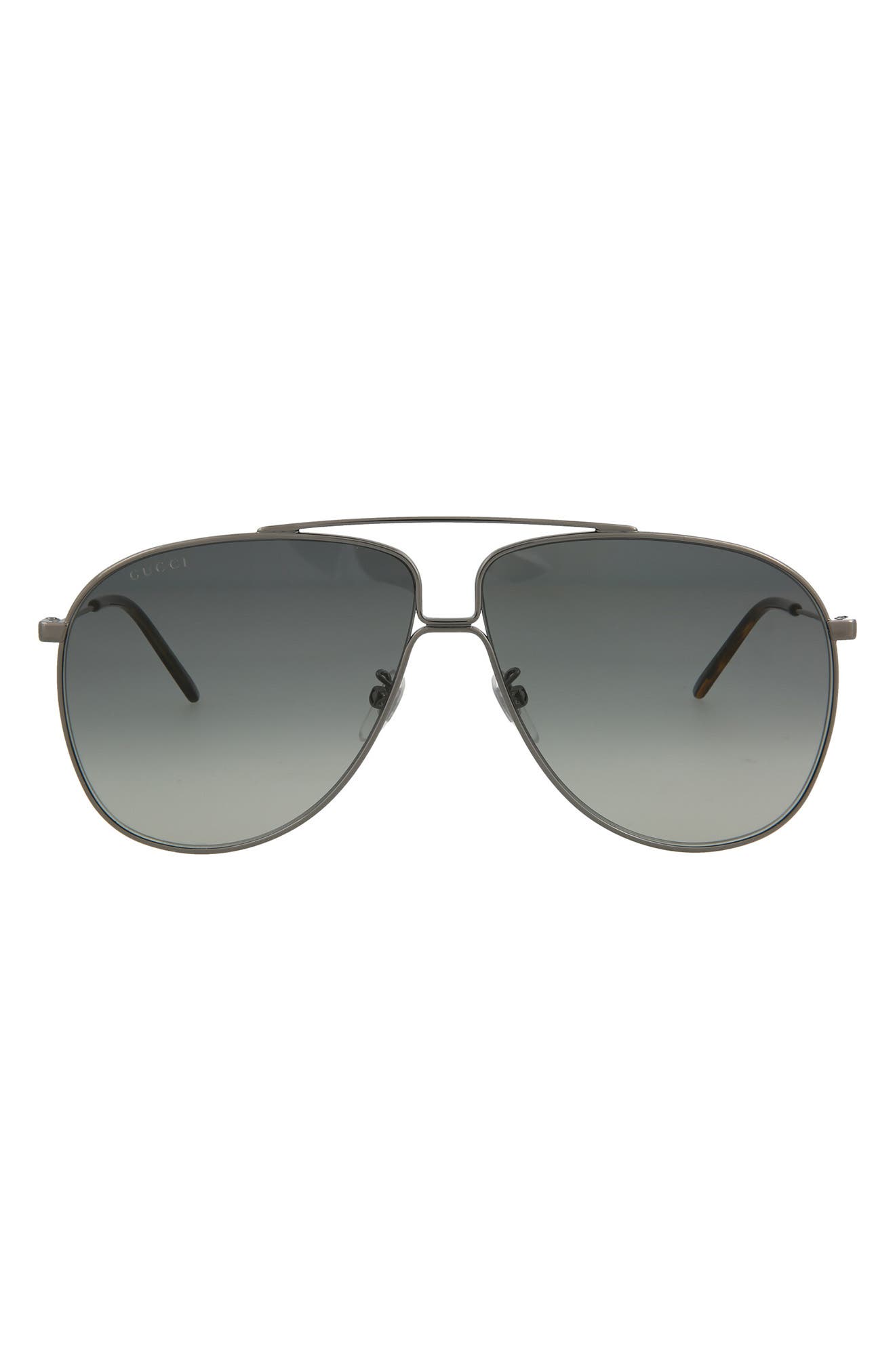 63mm aviator sunglasses gucci