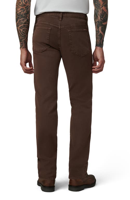 Shop Joe's The Brixton Twill Chinos In Chocolate Martini