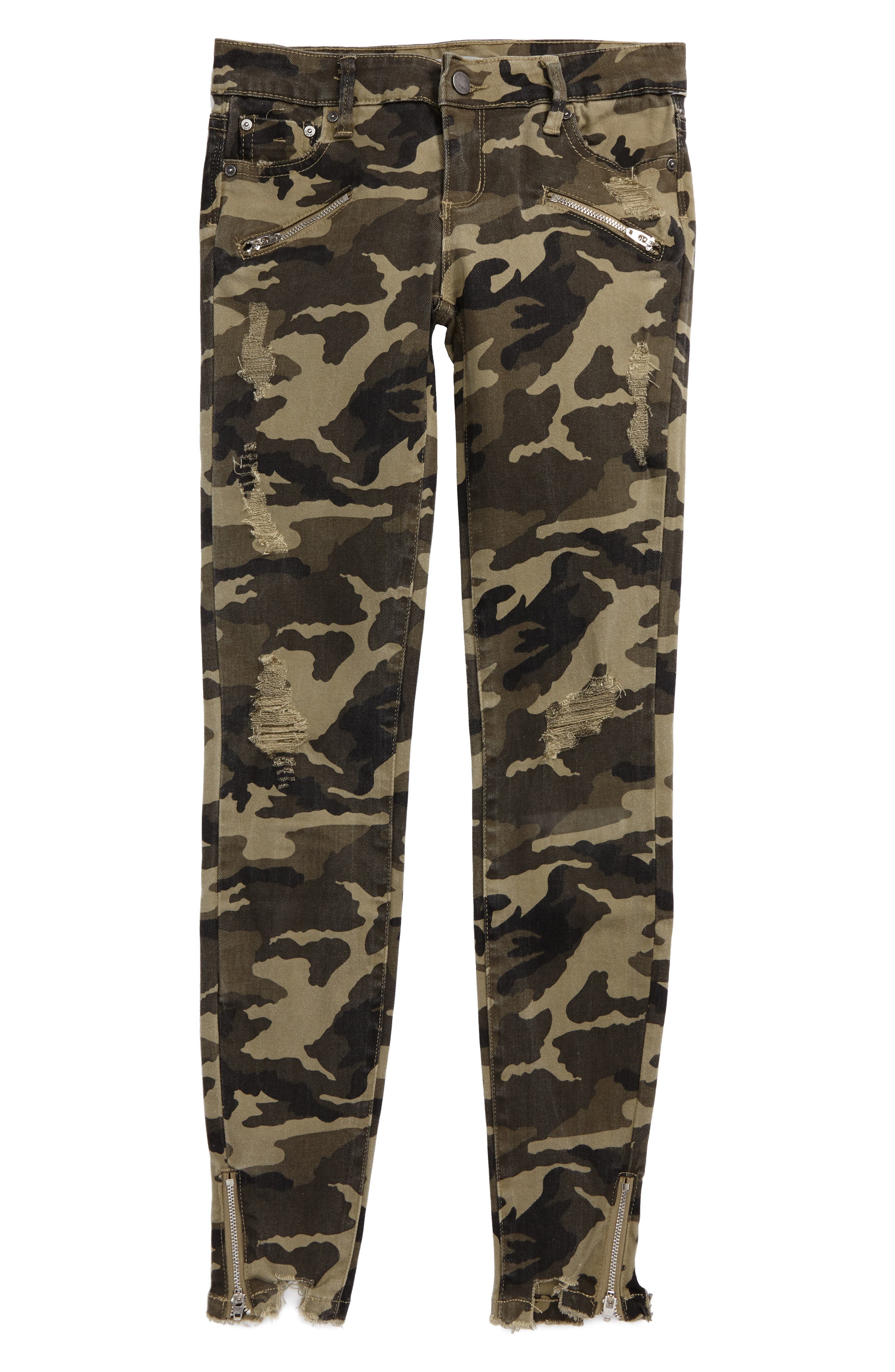girls camo jeans