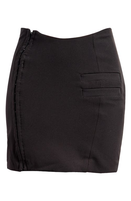 Shop Mistress Rocks Stretch Miniskirt In Black