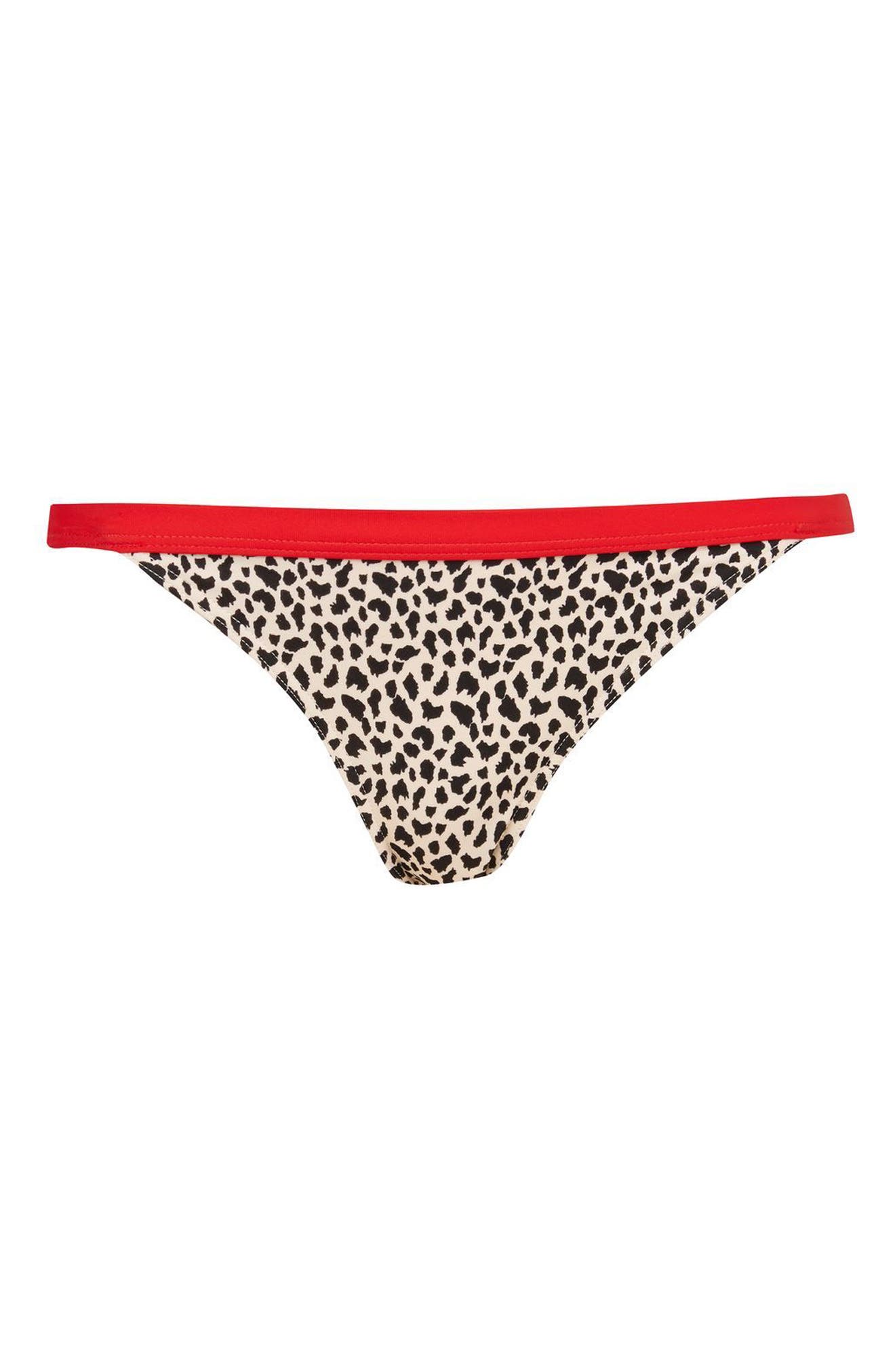 topshop leopard print bikini