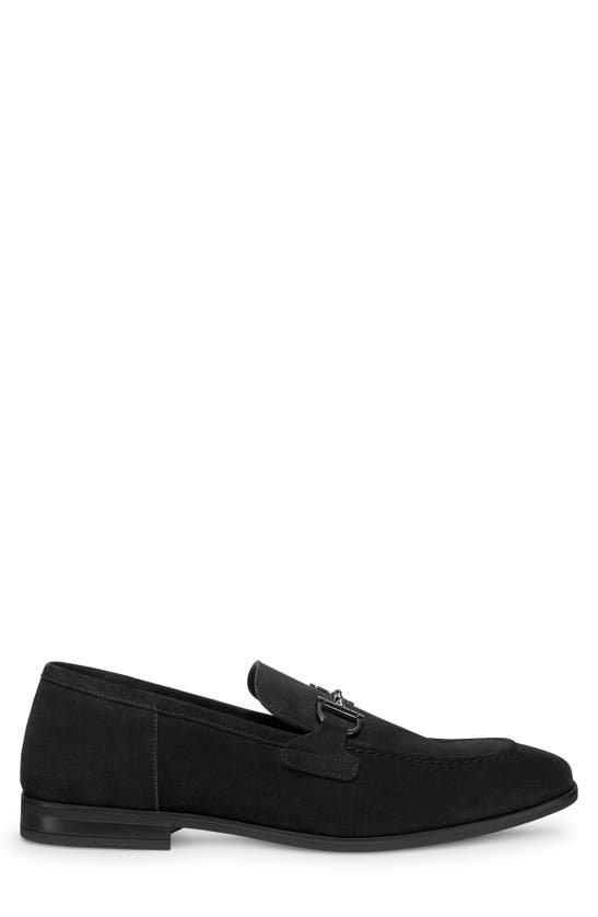 Shop Stuart Weitzman Simon Twistbit Loafer In Black