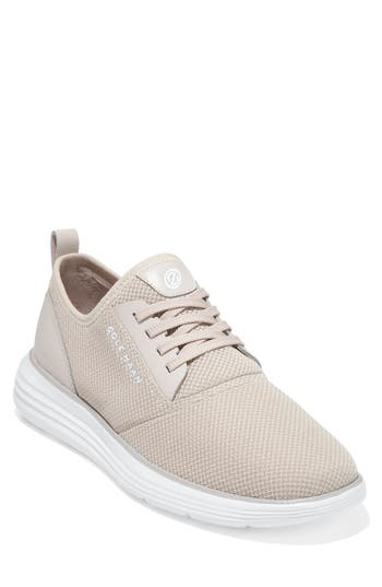 Cole Haan Grandsport Journey Knit Sneaker In Rock Ridge Optic White
