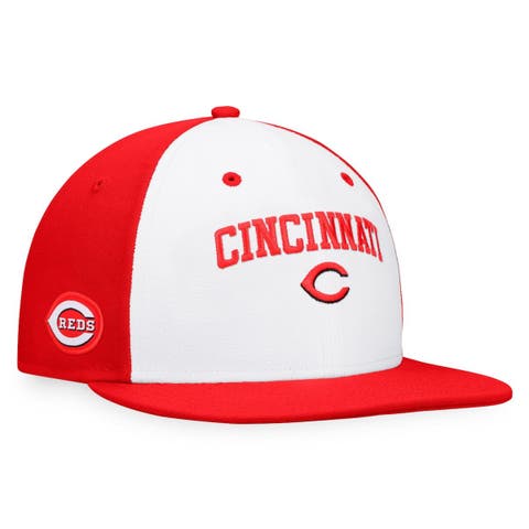 Men's Fanatics Branded Gray/Black Cincinnati Reds Sky Team Patch Snapback Hat