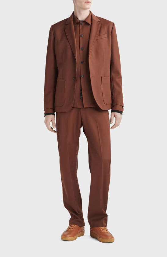Rag & Bone Shift Wool Blend Twill Sport Coat In Soil