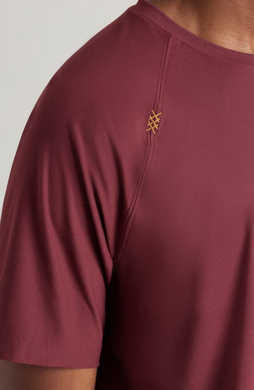 Shop Rhone Reign Performance T-shirt In Tawny Port