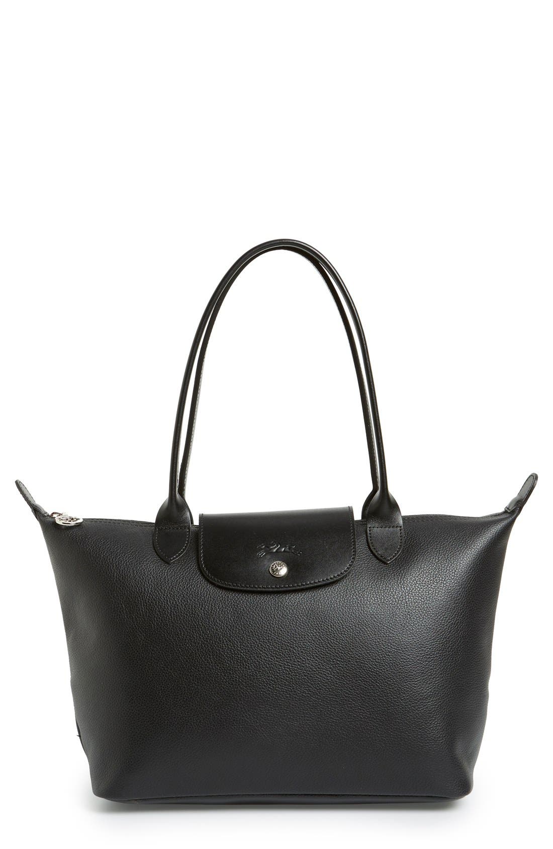 Longchamp 'Le Foulonne' Leather Shoulder Tote Nordstrom
