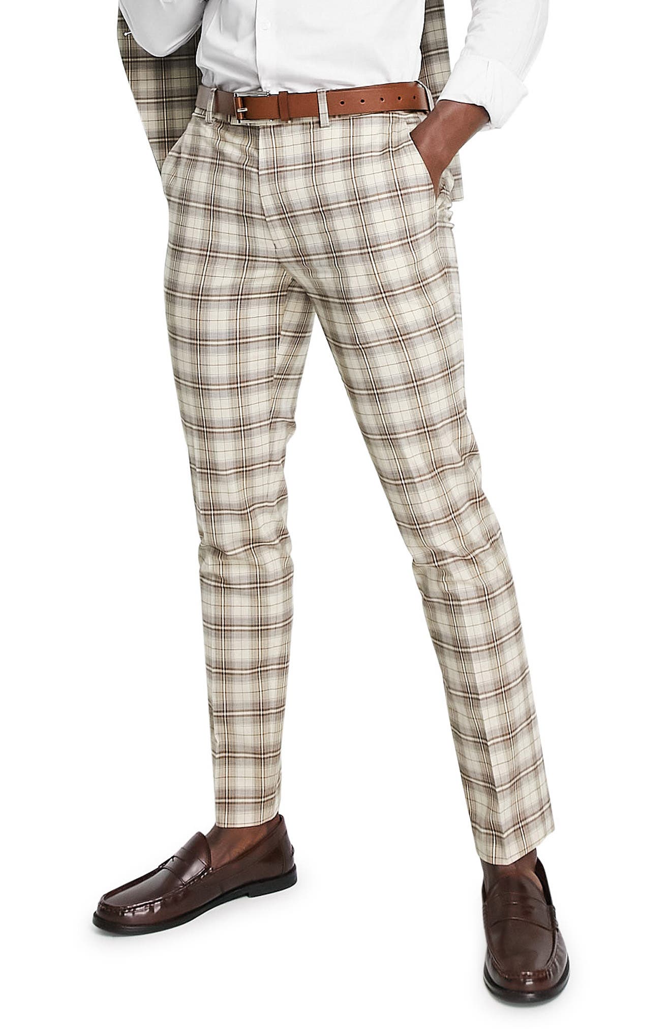 slim fit tapered dress pants