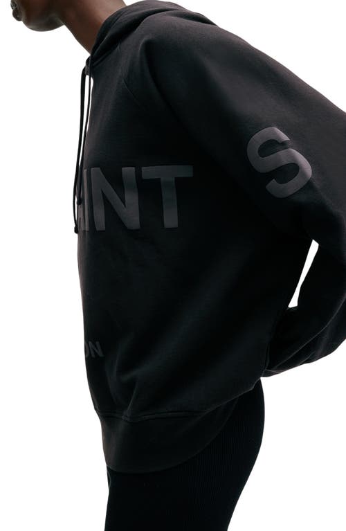 Shop Allsaints Talon Biggy Oversize Logo Hoodie In Black