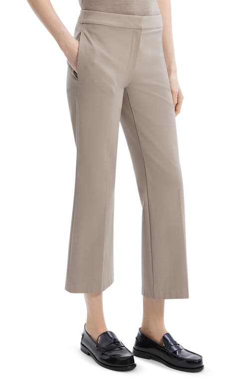 Shop Theory Kick Crop Pants In Cinder