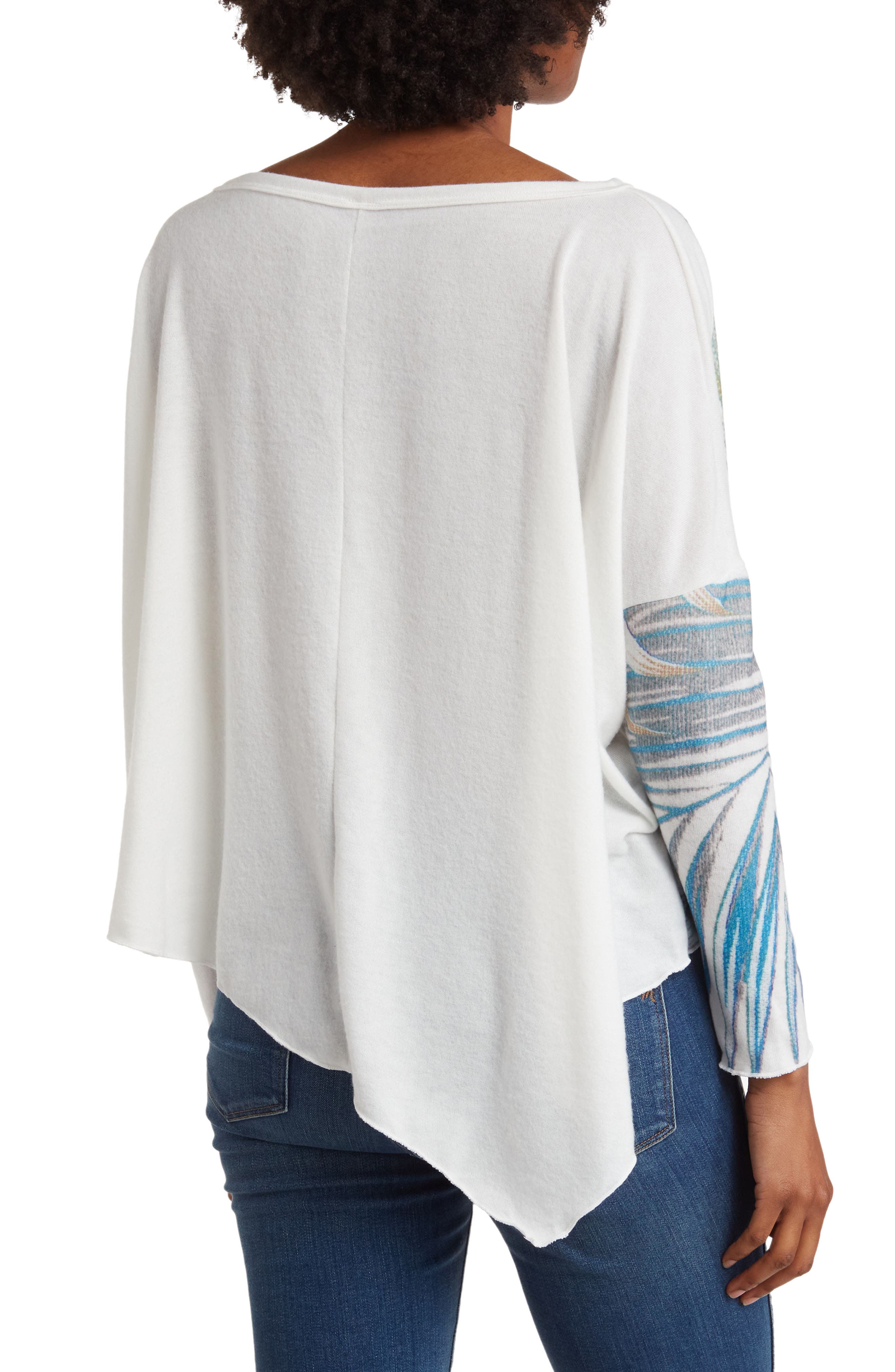 GO COUTURE Dolman Sleeve Asymmetric Hem Top Nordstromrack