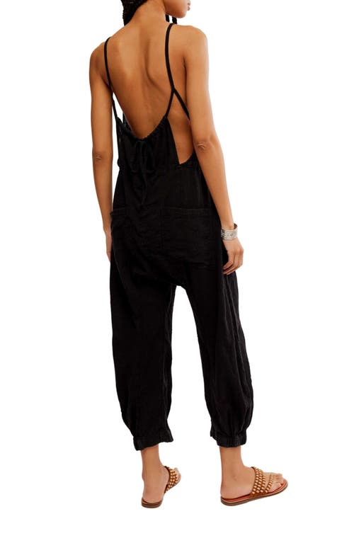 Shop Free People Dream Free Harem Jumpsuit In Black