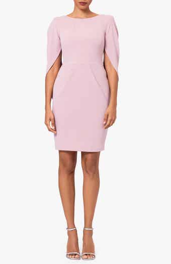 Betsy & adam caped sheath dress cheap