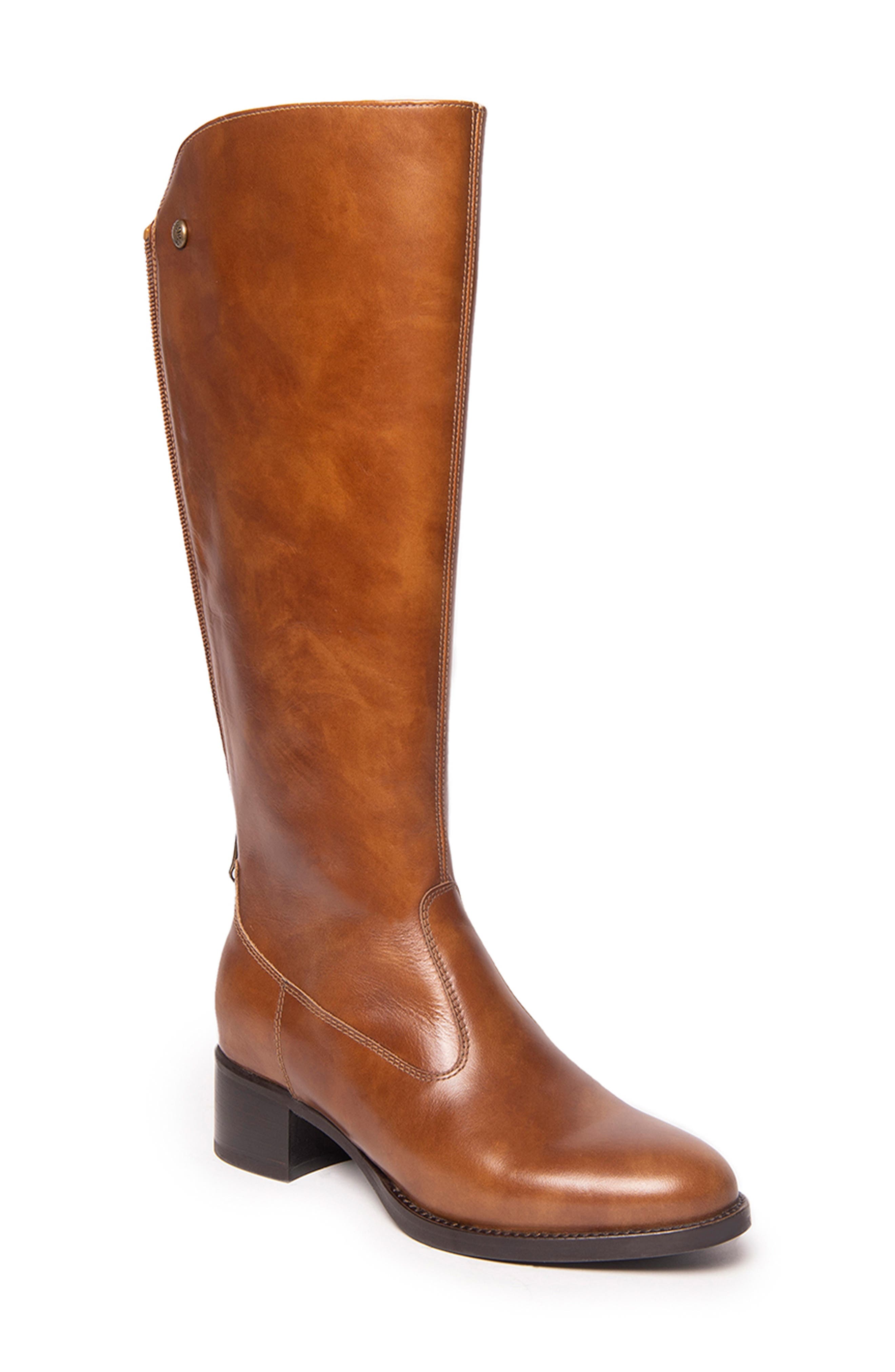 womens cognac riding boots