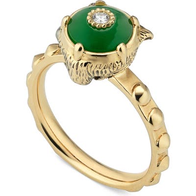 Gucci Le Marche Des Merveilles Feline Head Ring
