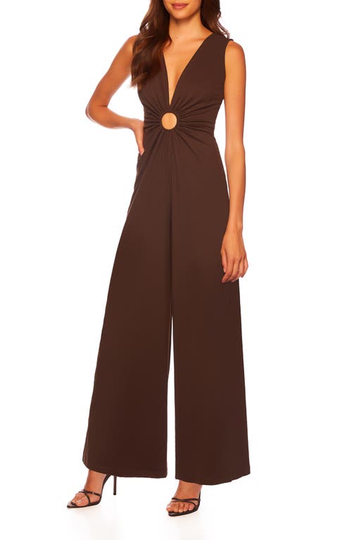 Circle Wire Wide Leg Jumpsuit in Java