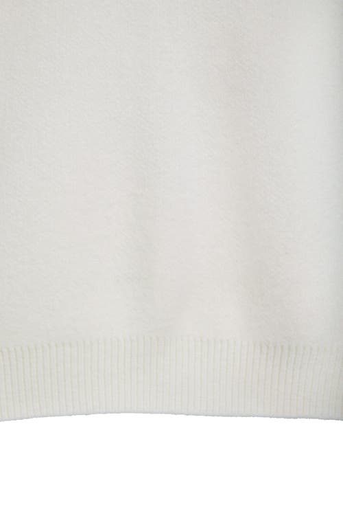 Saachi Cotton Sweater Vest In White