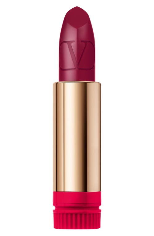 Shop Valentino Rosso  Refillable Lipstick Refill In 505r/satin