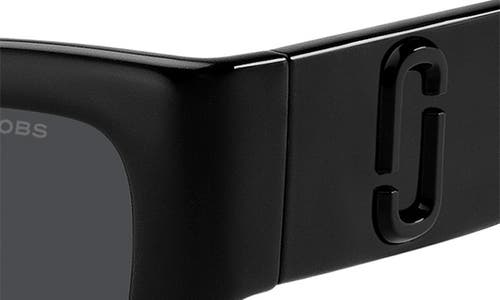 Shop Marc Jacobs 53mm Cat Eye Sunglasses In Black/grey