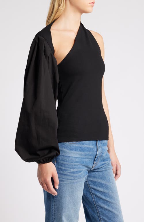 Shop Marcella Grove One-shoulder Top In Black