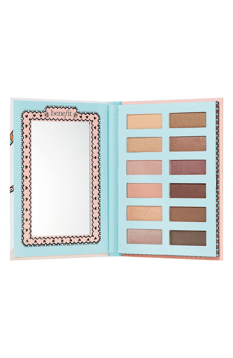 BENEFIT COSMETICS Benefit Vanity Flair Nude Eyeshadow Palette, Main, color, 000