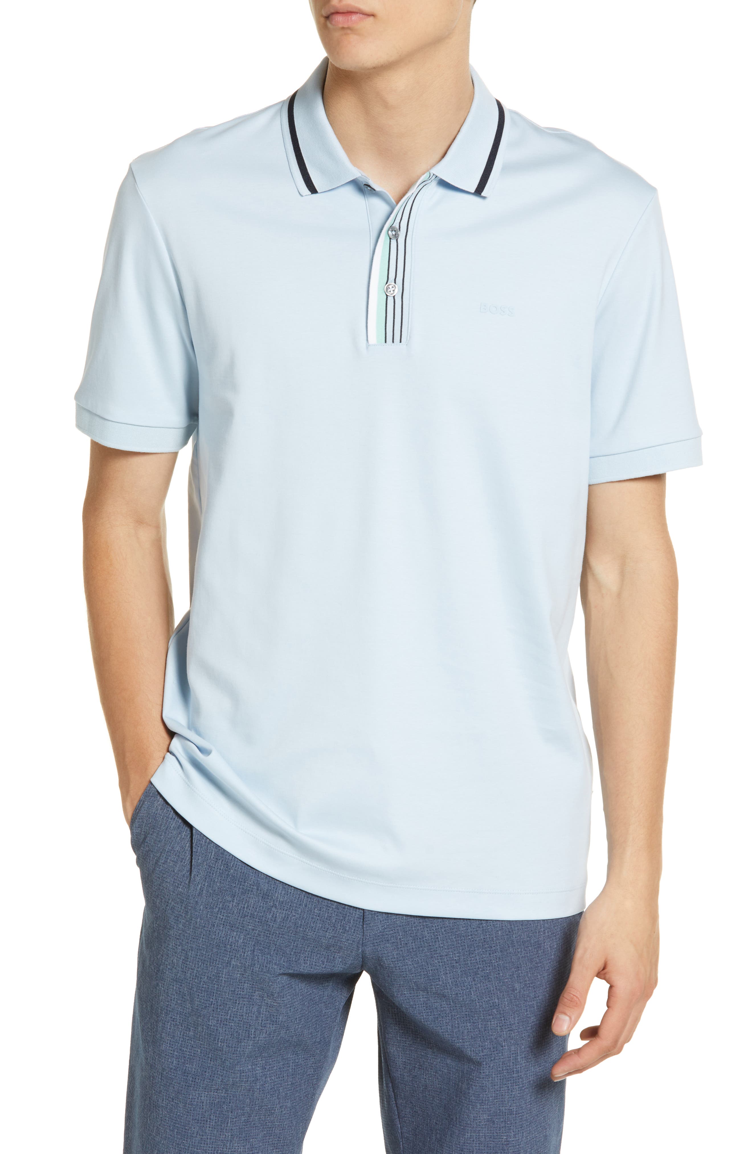 mens boss polo shirt sale