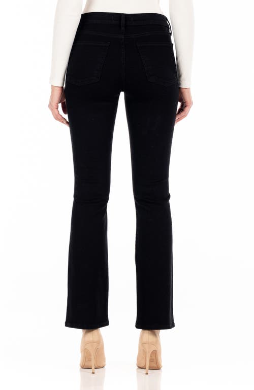 Fidelity Denim Lily High Boot Jeans In Jett Black