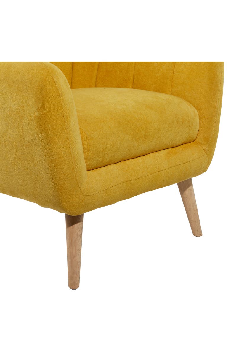 GINGER BIRCH STUDIO Yellow Tufted Accent Chair Nordstromrack