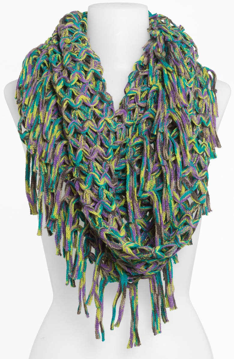 Steve Madden 'Space Dyed Fishnet' Infinity Scarf | Nordstrom