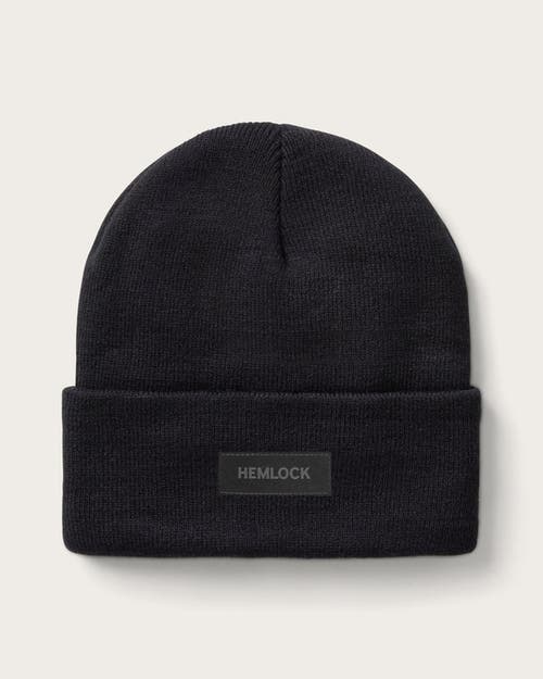 Hemlock Beacon Beanie In Black