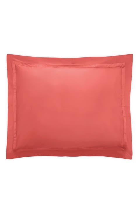 Coral top pillow sham