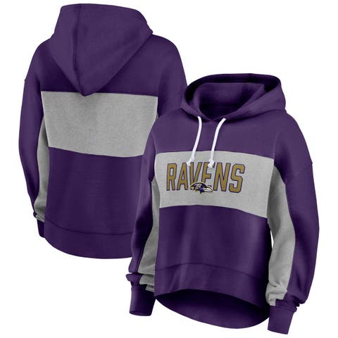 Women's Fanatics Branded Oatmeal Colorado Rockies True Classics Signature  Fleece Pullover Hoodie