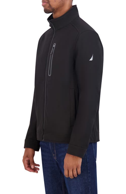 Nautica Softshell Bonded Jacket In Black