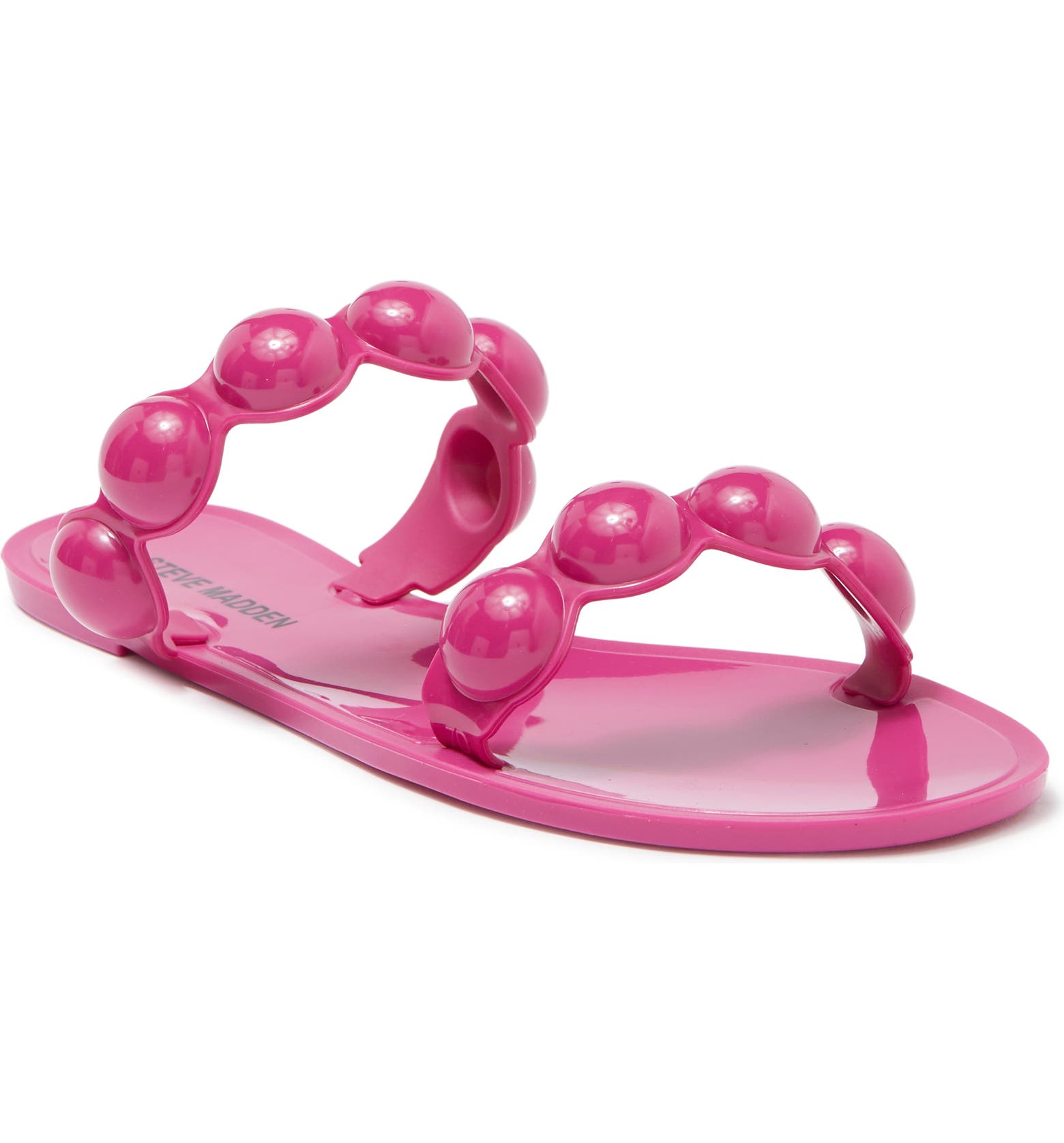 Steve Madden Zaza Bubble Strap Sandal (Pink)
