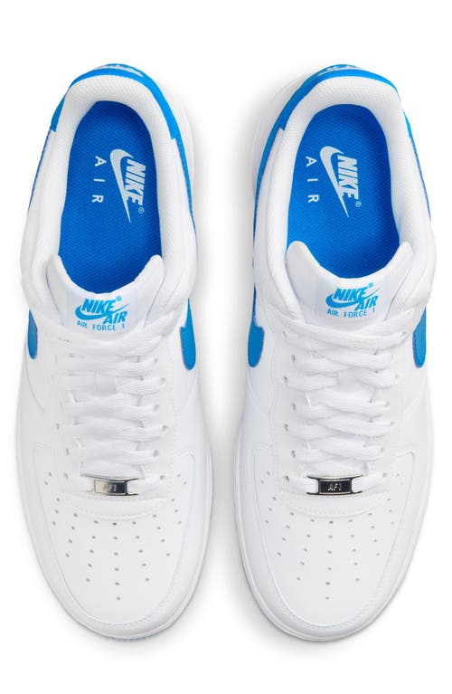 Shop Nike Air Force 1 '07 Sneaker In White/photo Blue/white