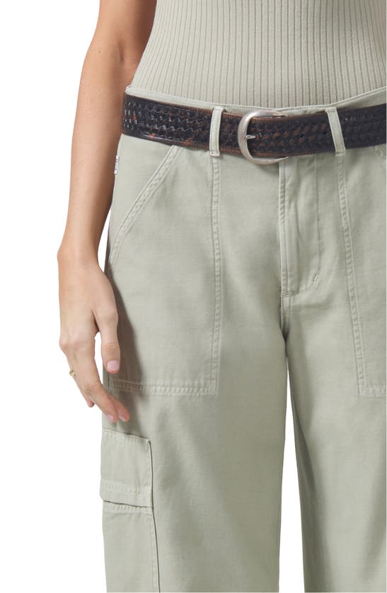 Citizens Of Humanity Marcelle Cotton Low Slung Cargo Pants In Palmdale